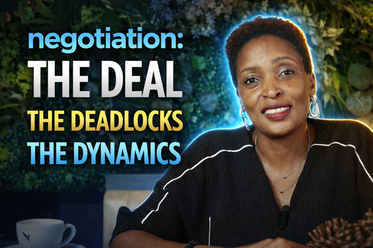 Negotiations; The deal, The deadlocks, The dynamics